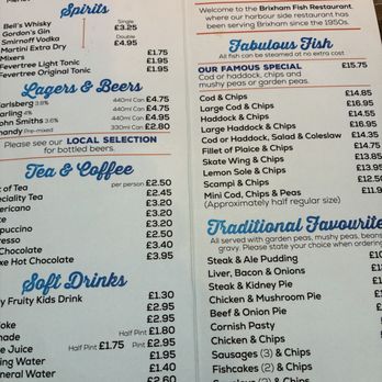 Brixham Fish & Chips - Menu - Fish & Chips Near Me - Brixham, TOB Brixham Fish & Chips - Menu - Fish & Chips Near Me - Brixham, TOB