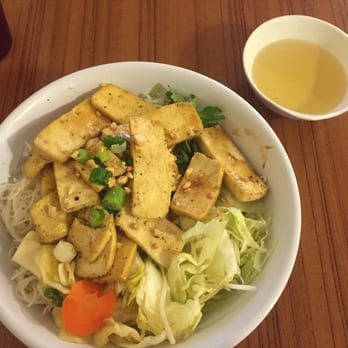 Pho Ha Long - Looks pretty good, huh?? Vegan for me. #32. Lemon tofu. - Vietnamese Near Me - San Antonio, Texas