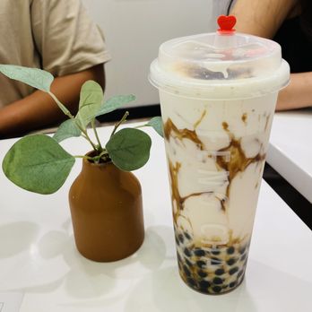 Feng Cha Teahouse - Creme Brulee Dirty Boba* - Desserts Near Me - Newark, California Feng Cha Teahouse - Creme Brulee Dirty Boba* - Desserts Near Me - Newark, California