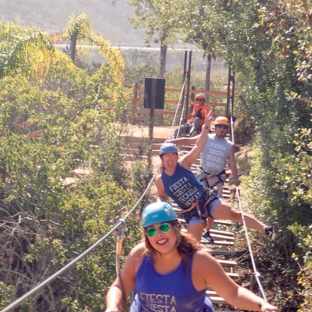 Arturo's Tours - One of the suspension bridges in between the ziplines. - Travel Agents Near Me