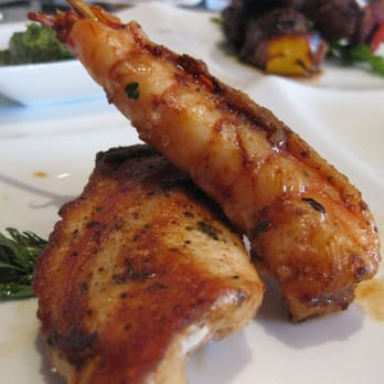 Andrei's Restaurant - chicken and shrimp skewers - New American Near Me - Irvine, California Andrei's Restaurant - chicken and shrimp skewers - New American Near Me - Irvine, California