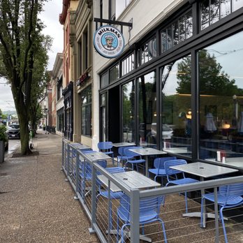 Milkman - Outside seating area of Milkman along race street - Burgers Near Me - Cincinnati, Ohio Milkman - Outside seating area of Milkman along race street - Burgers Near Me - Cincinnati, Ohio