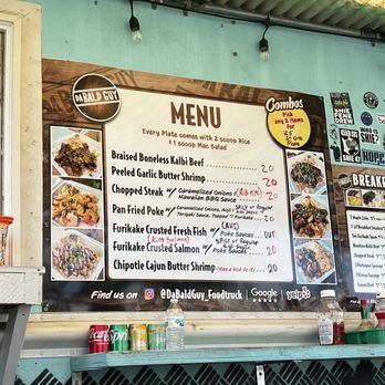 Da Bald Guy - menu - Food Trucks Near Me - Kahuku, Hawaii Da Bald Guy - menu - Food Trucks Near Me - Kahuku, Hawaii