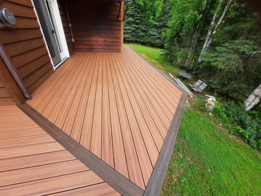 Eagle Lodge Deck Restoration - We transformed the Eagles Lodge deck from worn and weathered to fresh and inviting — ready for the next chapter of memories.