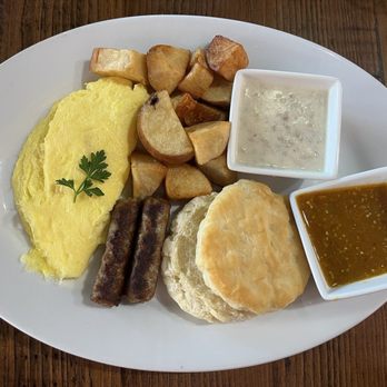Toast’d In PS - Basic breakfast at Toast'd with a biscuit and gravy. - Coffee & Tea Near Me - Palm Springs, California Toast’d In PS - Basic breakfast at Toast'd with a biscuit and gravy. - Coffee & Tea Near Me - Palm Springs, California