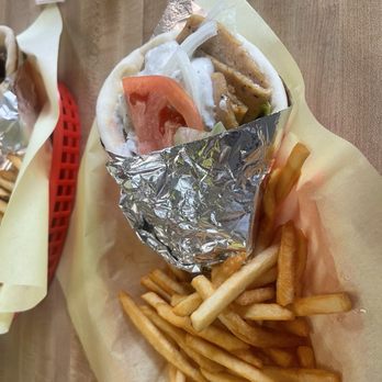 Monty's Gyros & Subs - Chicken Sandwich with Fries - Mediterranean Near Me - Moore, Oklahoma Monty's Gyros & Subs - Chicken Sandwich with Fries - Mediterranean Near Me - Moore, Oklahoma