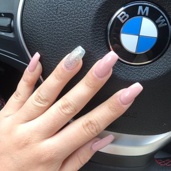 Femimacus Nails - My fave nude coffin shape nails - Nail Salons Near Me - Oakland, California