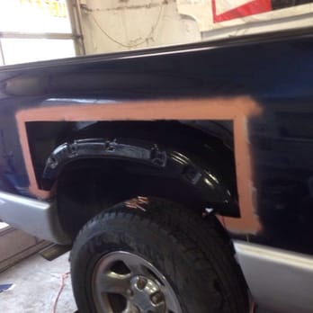 RCS Automotive - Rusted wheel well replacement. 2002 Ram 1500 - Auto Repair Near Me - Middle River, Maryland RCS Automotive - Rusted wheel well replacement. 2002 Ram 1500 - Auto Repair Near Me - Middle River, Maryland