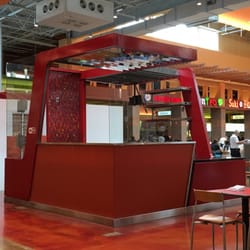 Segafredo Expresso - Unfortunately, great cafe has closed giving way to some fru fru Macarone place.  A shame and a loss to the visitors of Dolphin Mall!