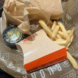 Plant-Based Italian Beefless Sandwich and Fries