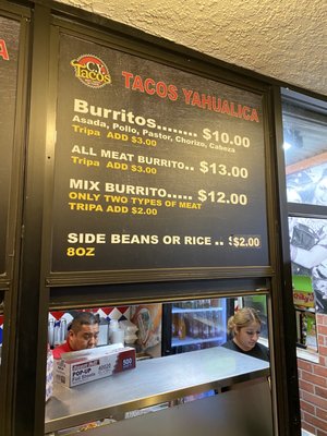 Menu photo 5 Tacos Yahualica Los Angeles, CA