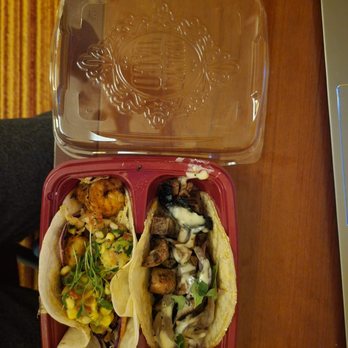 Velvet Taco - To-go taco container, perfect! - New American Near Me - Norman, Oklahoma