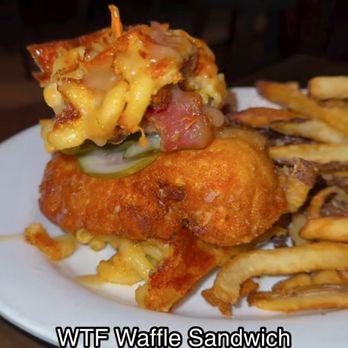 The Naked Pig - WTF Waffle Sandwich - New American Near Me - New York, New York The Naked Pig - WTF Waffle Sandwich - New American Near Me - New York, New York