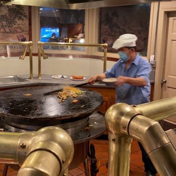 Genghis Khan Mongolian Bar-B-Q - Chef cooking my plate - Mongolian Near Me - Norfolk, Virginia Genghis Khan Mongolian Bar-B-Q - Chef cooking my plate - Mongolian Near Me - Norfolk, Virginia