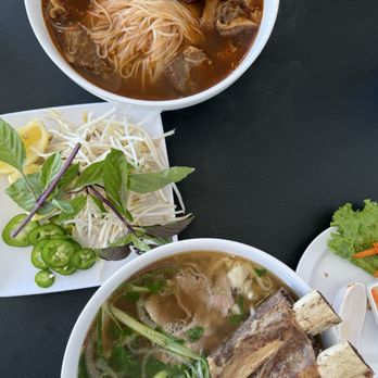 Pho Hoa - Top birria pho. Bottom signature pho. - Vietnamese Near Me - Cypress, California