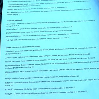 The Village Bistro - Menu - American Near Me - Kennewick, Washington