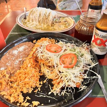Sanchez Taquería - Burrito Verde $13.75 3 Enchiladas with rice & Beans (your choice of meat) $15.65 2 Dos Equis $12 15% tip = $6.22 Total $47.61 - Mexican Near Me - Tigard, Oregon Sanchez Taquería - Burrito Verde $13.75 3 Enchiladas with rice & Beans (your choice of meat) $15.65 2 Dos Equis $12 15% tip = $6.22 Total $47.61 - Mexican Near Me - Tigard, Oregon