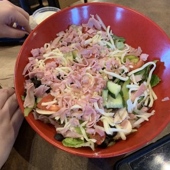 Mellow Mushroom Boone - Chef salad that my friend ordered. She said it was delicious. - Pizza Near Me - Boone, North Carolina Mellow Mushroom Boone - Chef salad that my friend ordered. She said it was delicious. - Pizza Near Me - Boone, North Carolina