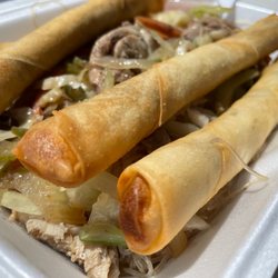 Kabayan Philippine Food - Pancit combo that come with 4 lumpia. Such a delicious great deal!