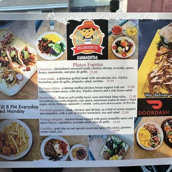Guanaquitas 2 - Menu - Salvadoran Near Me - Cleveland, Ohio