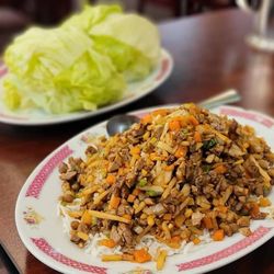 Golden Inn Seafood Restaurant - Peking duck 3 course meal: Lettuce wrap with duck meat