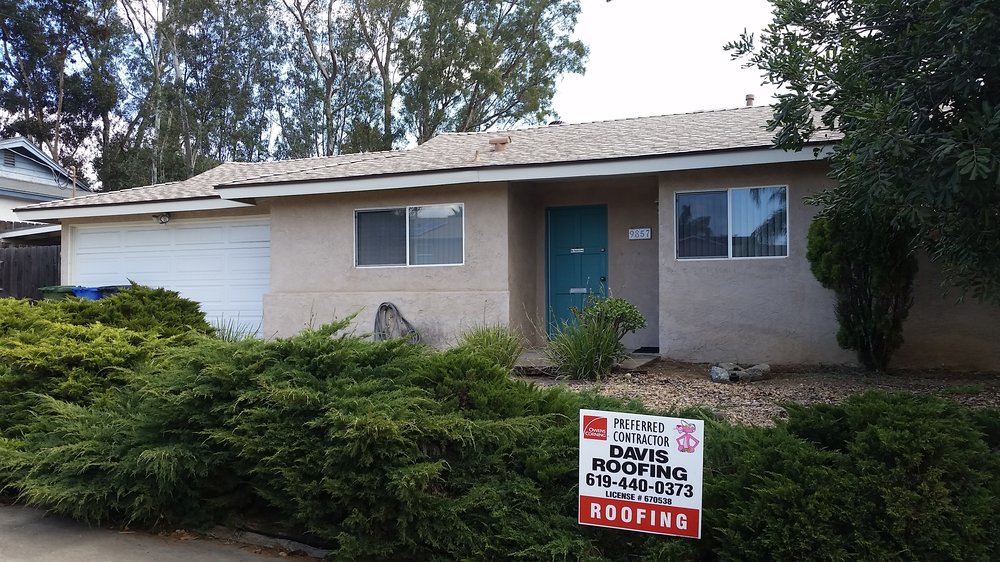 Slide of Davis Roofing