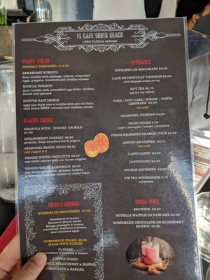 Menu photo 6 FL Cafe Miami Beach, FL
