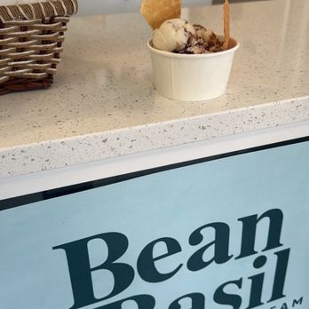 Bean and Basil Ice Cream - 1/2 scoop Cookie Calamity, 1/2 scoop Blackberry Crumble - Ice Cream & Frozen Yogurt Near Me - Clayton, Georgia Bean and Basil Ice Cream - 1/2 scoop Cookie Calamity, 1/2 scoop Blackberry Crumble - Ice Cream & Frozen Yogurt Near Me - Clayton, Georgia