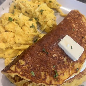 The Lanzaga - Cachapa (Sweet Corn Pancake) - Latin American Near Me - Chicago, Illinois