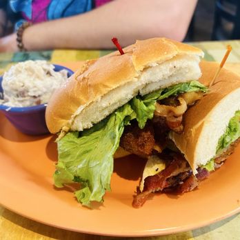Florida Cracker Cafe - Fried green tomato BLT - Seafood Near Me - Saint Augustine, Florida Florida Cracker Cafe - Fried green tomato BLT - Seafood Near Me - Saint Augustine, Florida