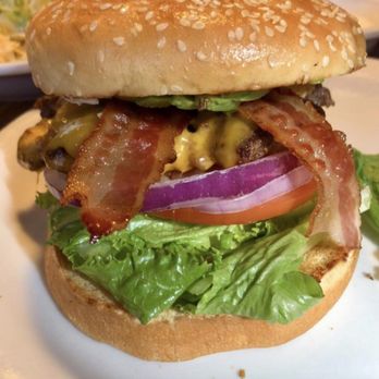 Denny's - Bacon cheese burger - Diners Near Me - Oceanside, California