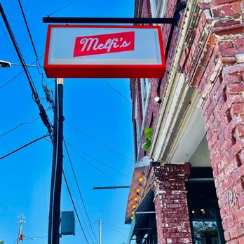 Melfi's - Melfi's street sign - Pizza Near Me - Charleston, South Carolina Melfi's - Melfi's street sign - Pizza Near Me - Charleston, South Carolina