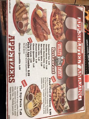 Menu photo 2 Valley Dairy Restaurant Johnstown, PA Menu photo 2 Valley Dairy Restaurant Johnstown, PA