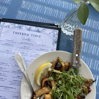 Taverna Tony - Grilled octopus and menu - Greek Near Me - Malibu, California Taverna Tony - Grilled octopus and menu - Greek Near Me - Malibu, California