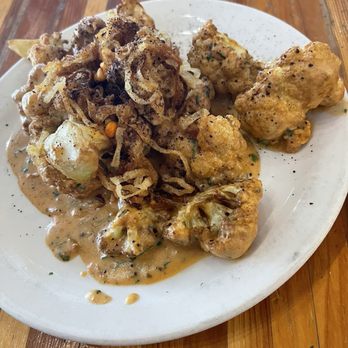 Pita Jungle - Gluten-Free** Caramelized Cauliflower with Tahini - Mediterranean Near Me - Phoenix, Arizona Pita Jungle - Gluten-Free** Caramelized Cauliflower with Tahini - Mediterranean Near Me - Phoenix, Arizona