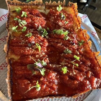 Tralia Pizza - Detroit 'Roni & Hot Honey - Pizza Near Me - Sarasota, Florida
