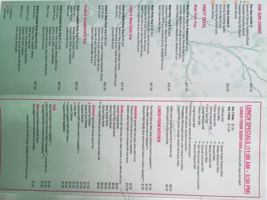 Menu photo 2 Sakura Garden Toronto, ON
