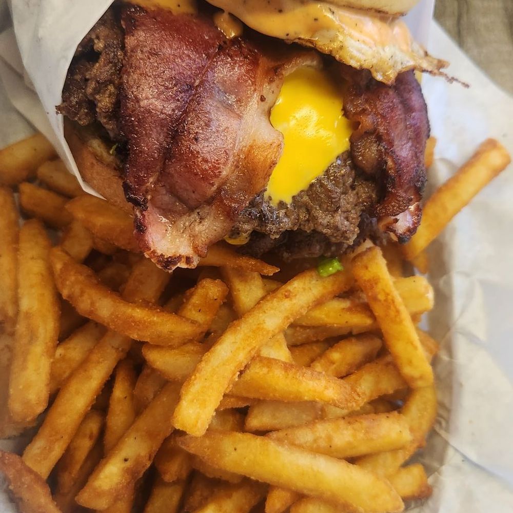 Cal's Fried Chicken & Burgers - Double Smash Burger- Cal's - Burgers Near Me - Berkeley, California Cal's Fried Chicken & Burgers - Double Smash Burger- Cal's - Burgers Near Me - Berkeley, California