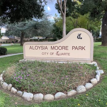 Aloysia Moore Park - Sign - Parks Near Me - Duarte, California