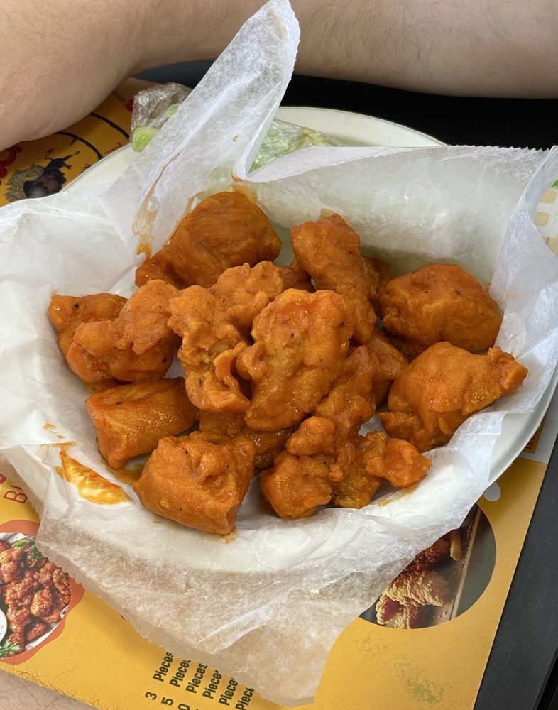 Food from Chuck's Buffalo Grill