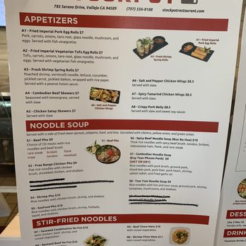 Stockpot - Menu - Vietnamese Near Me - Vallejo, California