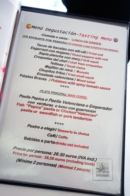 Menu photo 4 La Pepica Valencia, V