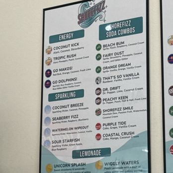 ShoreFizz - Menu - Juice Bars & Smoothies Near Me - Gulf Shores, Alabama ShoreFizz - Menu - Juice Bars & Smoothies Near Me - Gulf Shores, Alabama