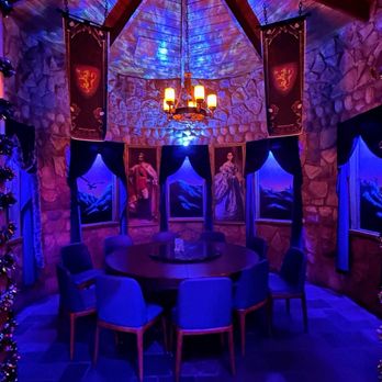 Haunted Castle Cafe - VIP turret table - Seafood Near Me - Plano, Texas Haunted Castle Cafe - VIP turret table - Seafood Near Me - Plano, Texas