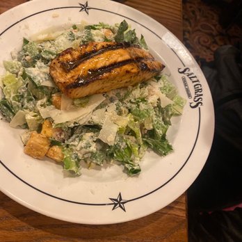 Saltgrass Steak House - Salmon Caesar salad - Steakhouses Near Me - Omaha, Nebraska