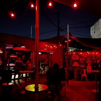 Eagle LA - Outdoor patio area. - Gay Bars Near Me - Los Angeles, California