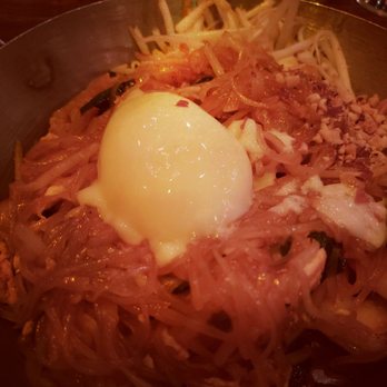 OBAO - Shrimp Pad Thai with Poached Egg - Asian Fusion Near Me - New York, New York OBAO - Shrimp Pad Thai with Poached Egg - Asian Fusion Near Me - New York, New York