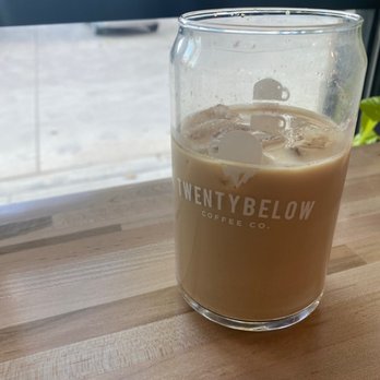 Twenty Below Coffee - Iced three bears miel latte - Coffee & Tea Near Me - Fargo, North Dakota Twenty Below Coffee - Iced three bears miel latte - Coffee & Tea Near Me - Fargo, North Dakota