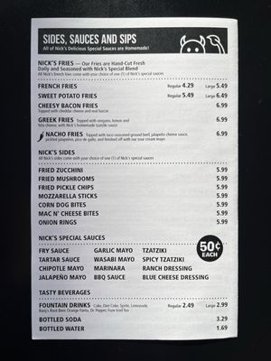 Menu photo 1 Nick's Jr Burgers and Gyros Everett, WA Menu photo 1 Nick's Jr Burgers and Gyros Everett, WA