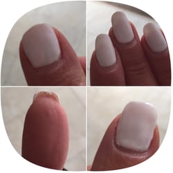 Nails To Go & Spa - This is their idea of a good manicure. My nails look lumpy and 2 weeks grown out. Save your money and go elsewhere.